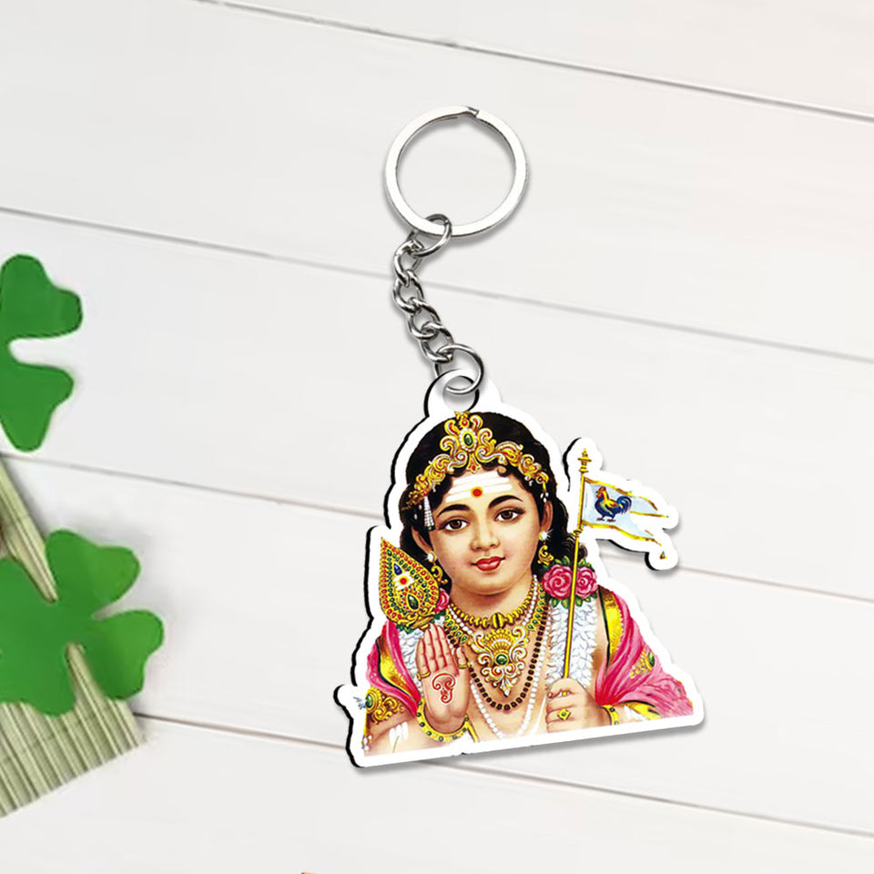 South Indian God Keychain