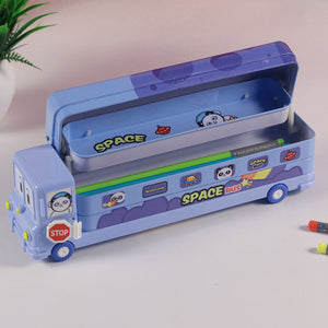 Personalized Space Bus Pencil Box