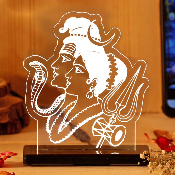 Shiv Parvati ji Car Dashboard Lamp | love craft gift