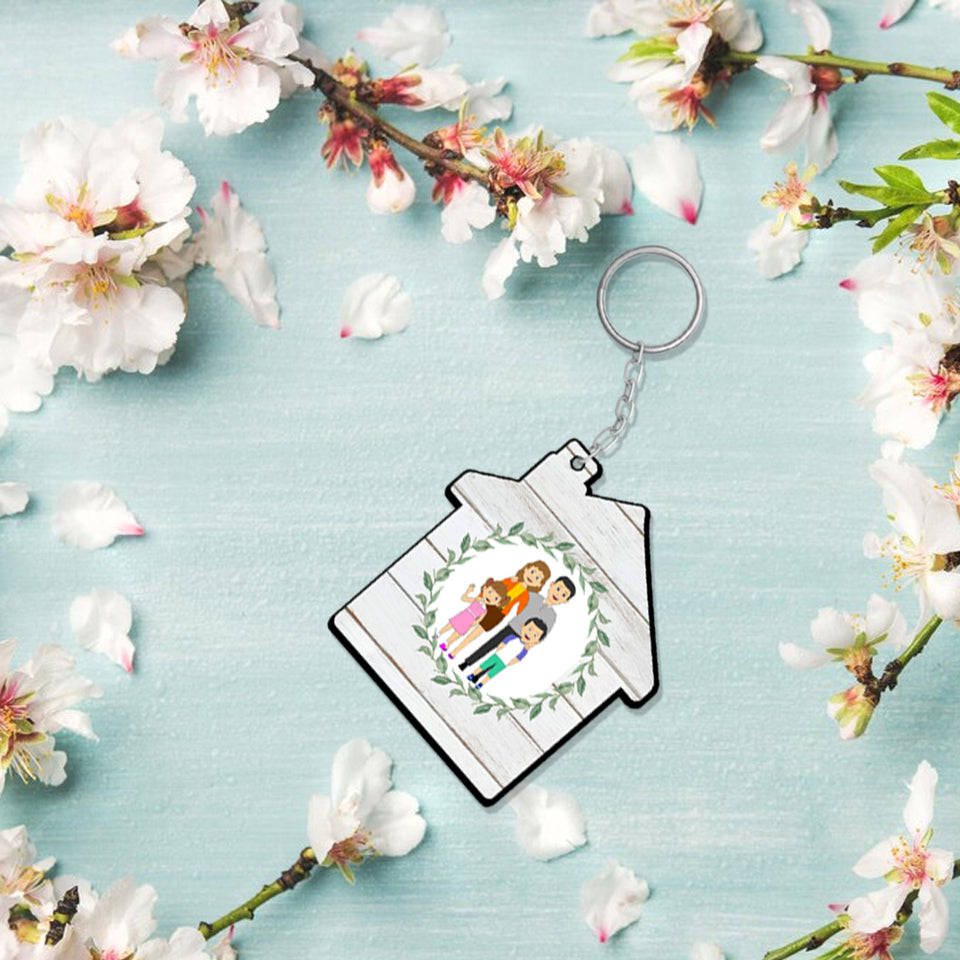 Home Design Keychain- Love Craft Gifts 