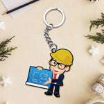 Engineer Keychain For Men