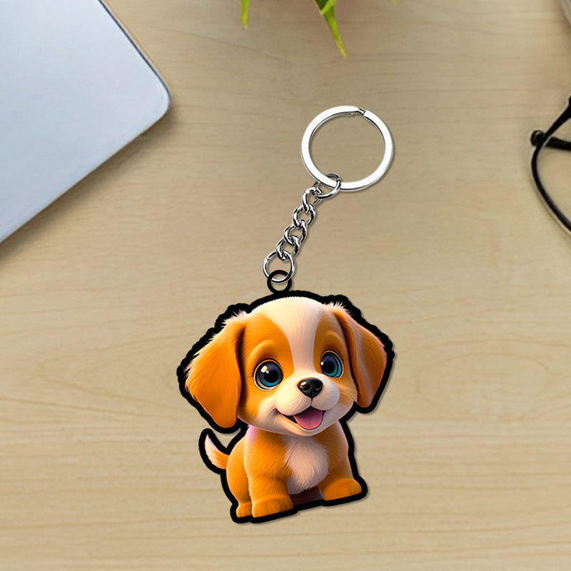 Cute Cartoonist Keychain | Love Craft Gifts