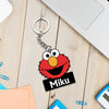 Cartoon Keychain With Name: Cartoon Keyring | Love Craft Gifts