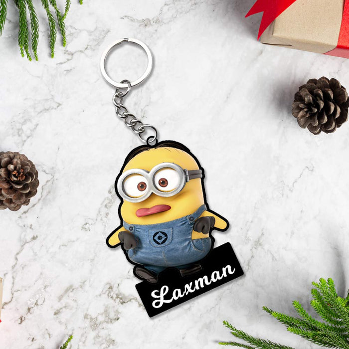 Minion Keychain With Name| Love Craft Gifts