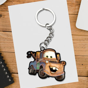 Lightning McQueen Cars Charcaters Keychain | Love Craft Gifts