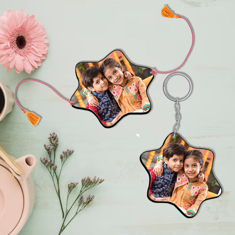 Rakhi Keychain Combo | Love Craft Gifts