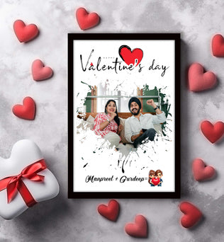 Valentine Special -Personalized Photo Frame For Loved One-8x12