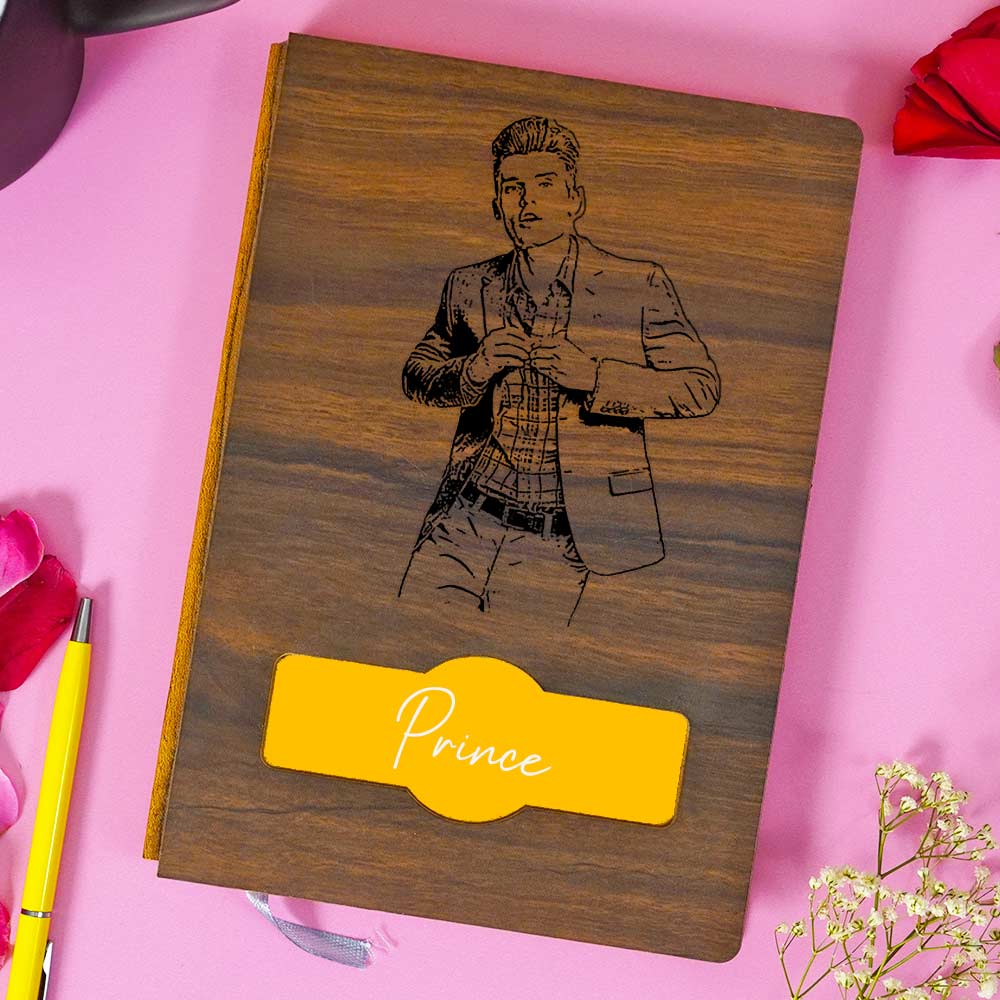 Personalized Wooden Photo Diary