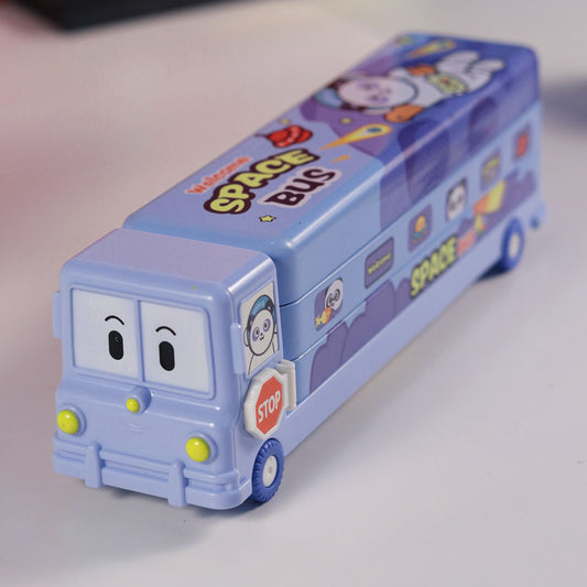 Personalized Space Bus Pencil Box