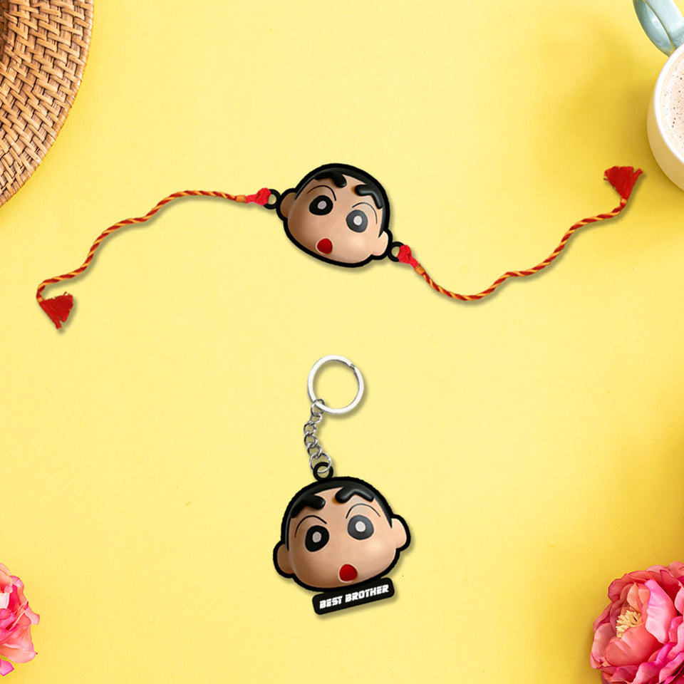 Rakhi Keychain Combo | Love Craft Gifts