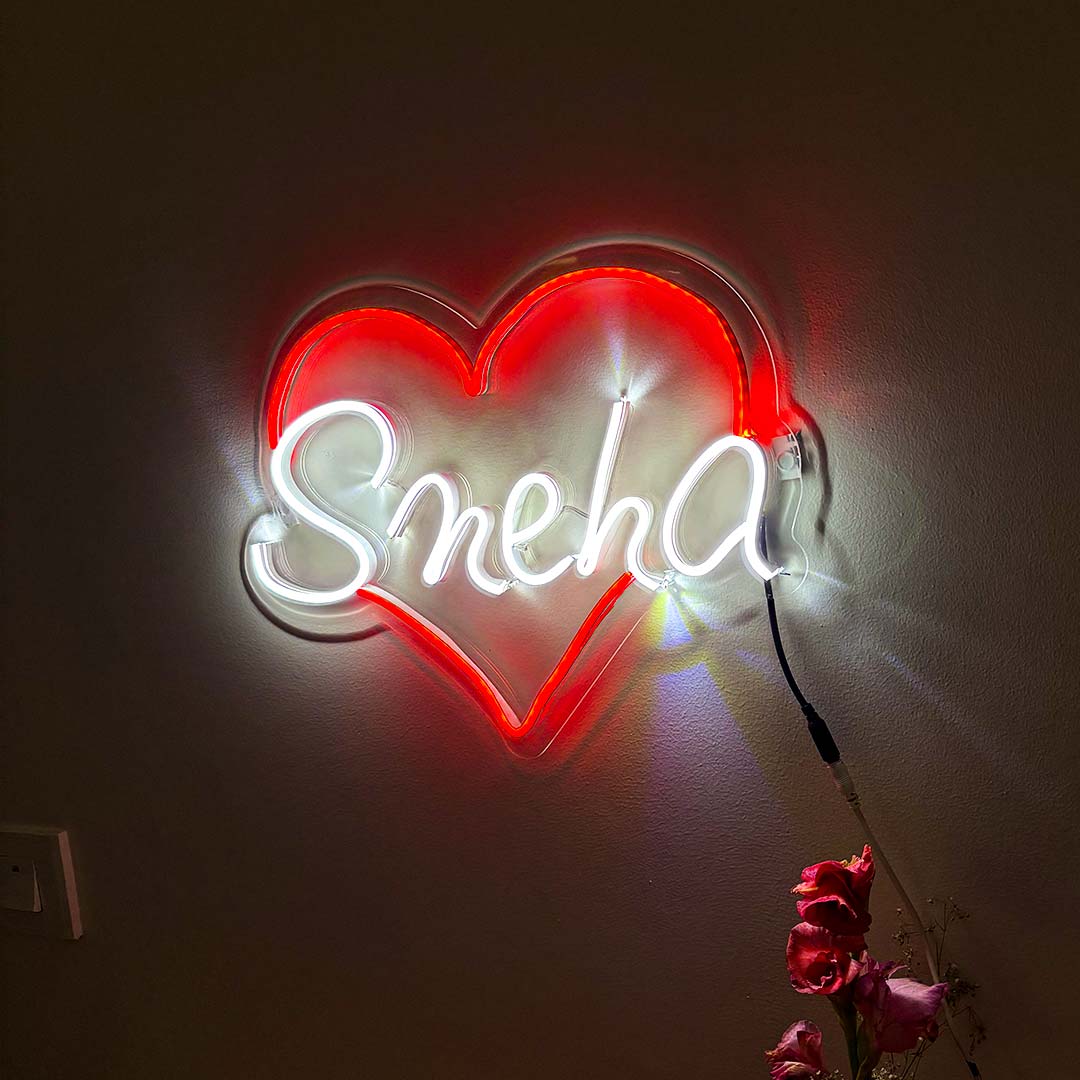 Personalized Neon Lights for a Magical Valentine’s Day