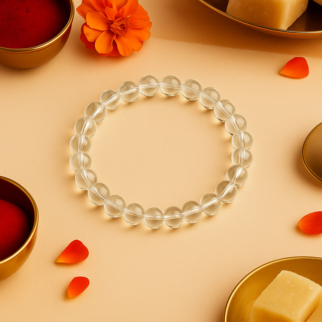 Clear Quartz Crystal Bracelet