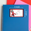 Spiderman Personalied Notebook Name Slips  | 12x18" Sheet with 36 Labels