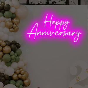 Neon Sign Light For Anniversary