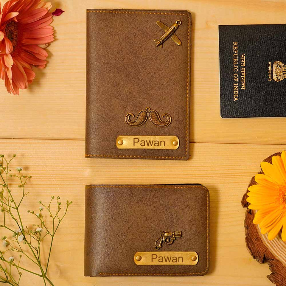 Customized Passport Cover & Men's Wallet