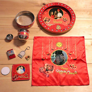 Traditional Karwa Chauth Pooja Thali Set | Love Craft Gifts