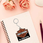 Vehicle Logo Keychain With Name And Number | Love Craft Gifts