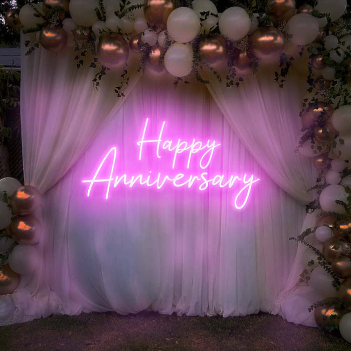 Neon Sign Light For Anniversary