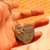 Personalized Heart Stainless Steel Keychain