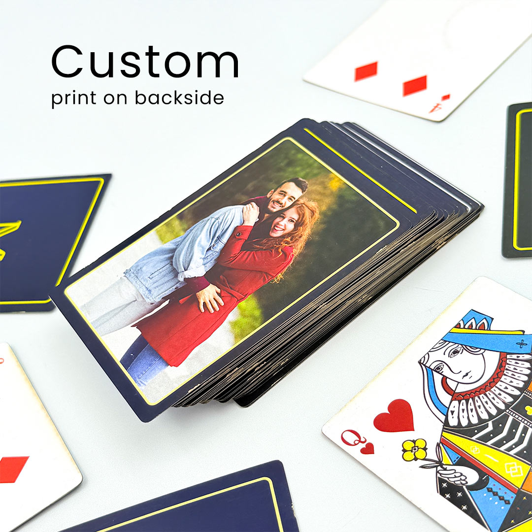 Personalized Photo Playing Cards – Custom Name & Picture Deck for Couples