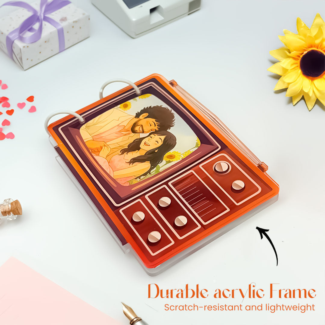Personalized Retro TV Style Ghibli Photo Album