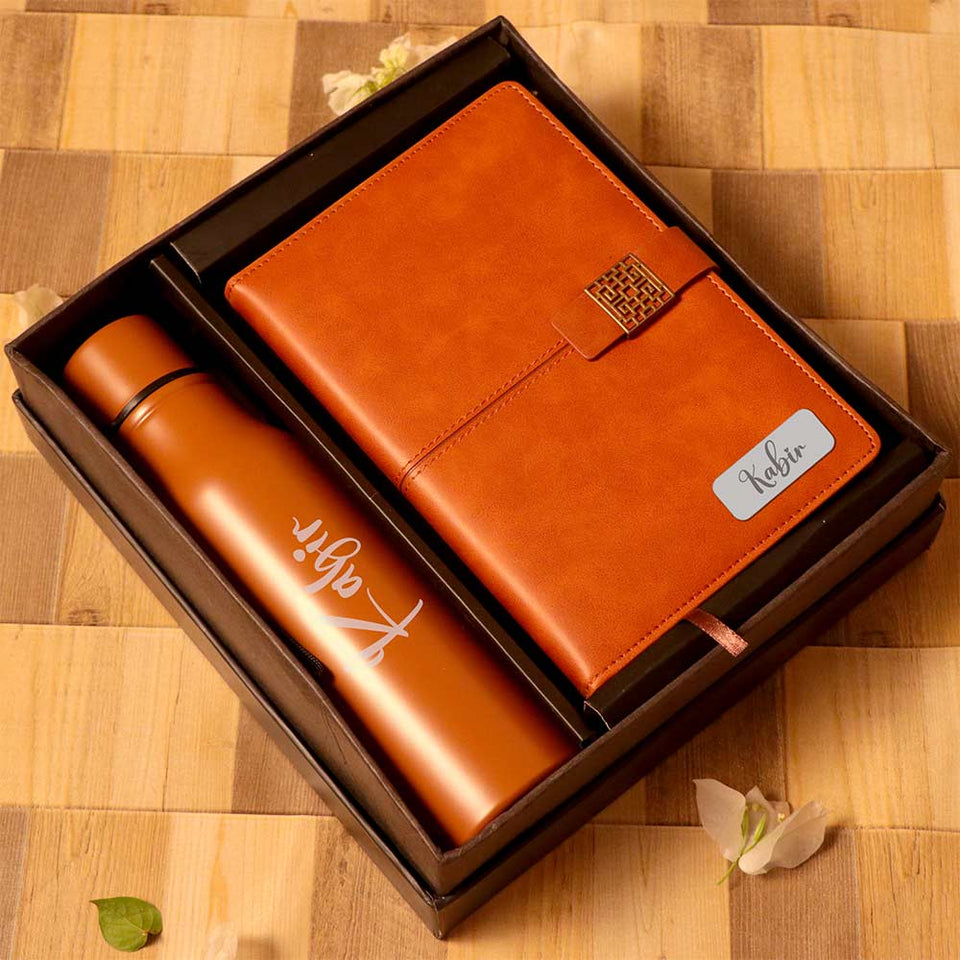 Brown Corporate Combo Gift Set