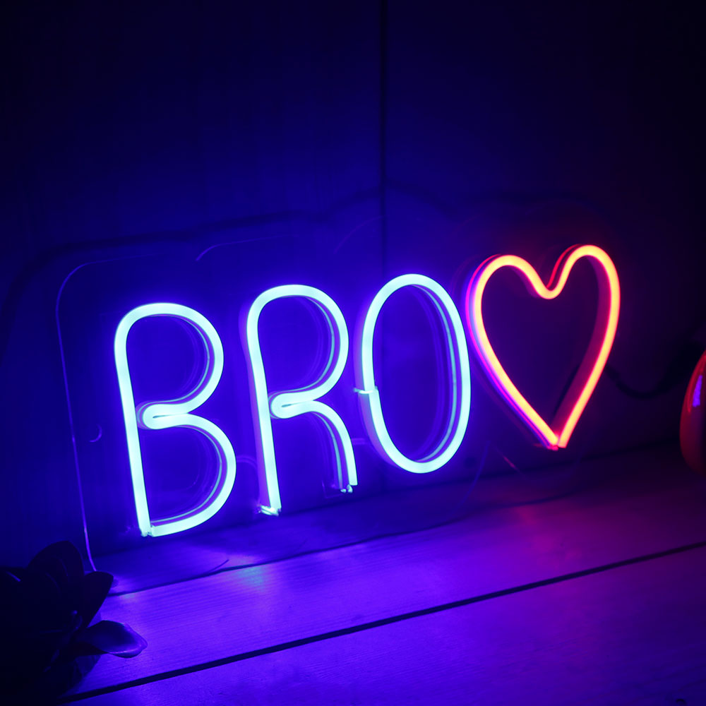 Bro Neon Light Frames