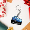 Lightning McQueen Cars Characters Keychain With Name | Love Craft Gifts