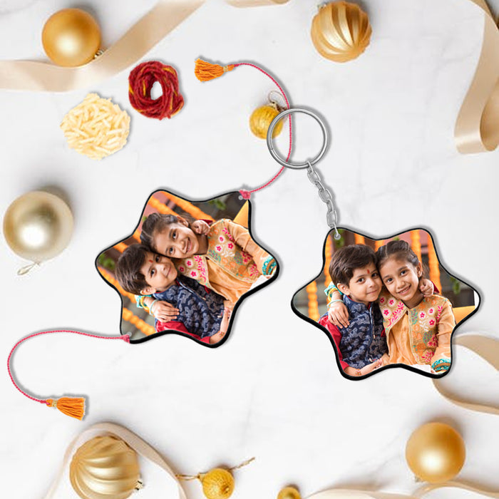 Rakhi Keychain Combo | Love Craft Gifts