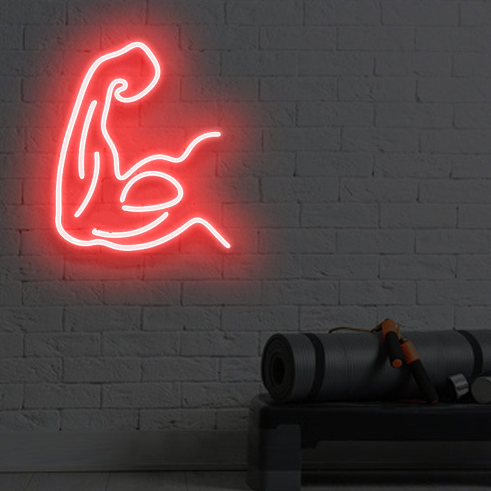 Biceps Neon Sign Light