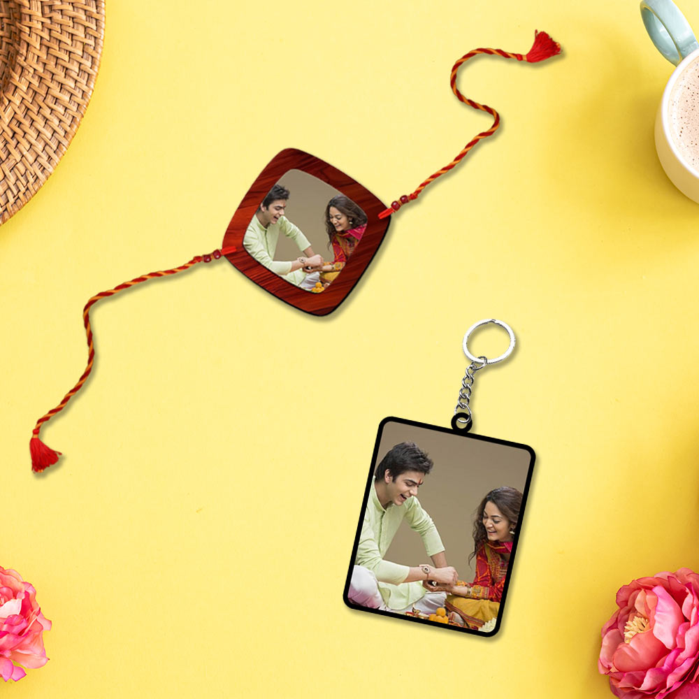 Rakhi Keychain Combo | Love Craft Gifts