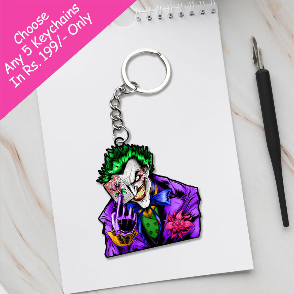 Joker Keychain