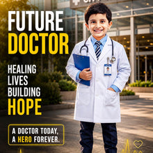 Personalized Future Doctor Digital Portrait for Kids | Medical Hero Artwork