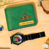 Customized Men's Wallet & Watch Combo