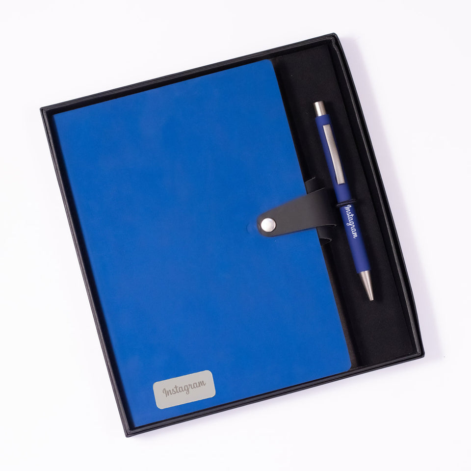 Diwali Corporate Gift - Customizable 2-Piece Diary and Pen Combo