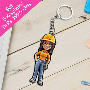 Engineer Keychain For Women