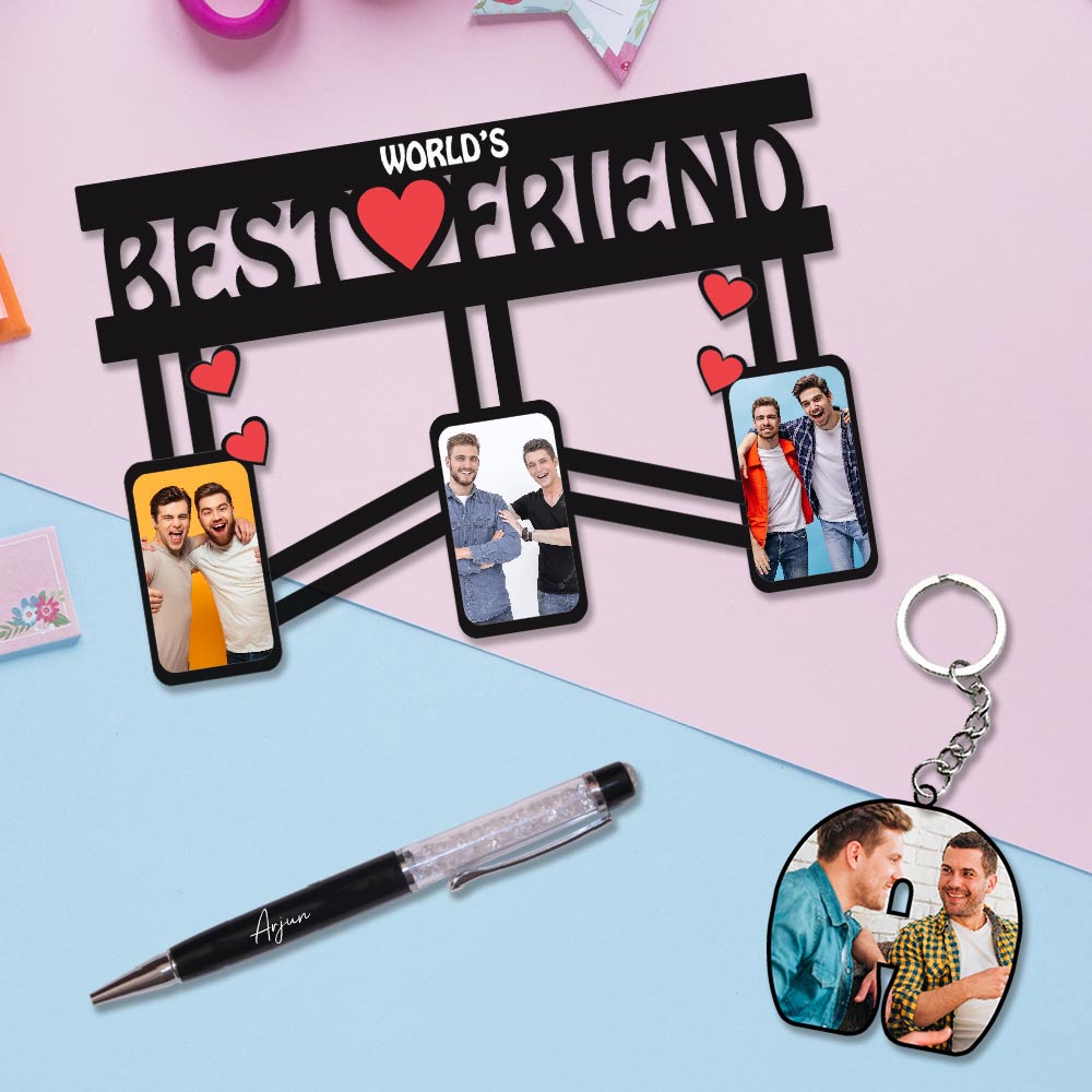 Friends Photo Frame, Pen And Keychain Combo | Love Craft Gifts