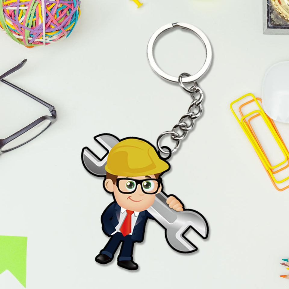 Engineer Keychain For Men