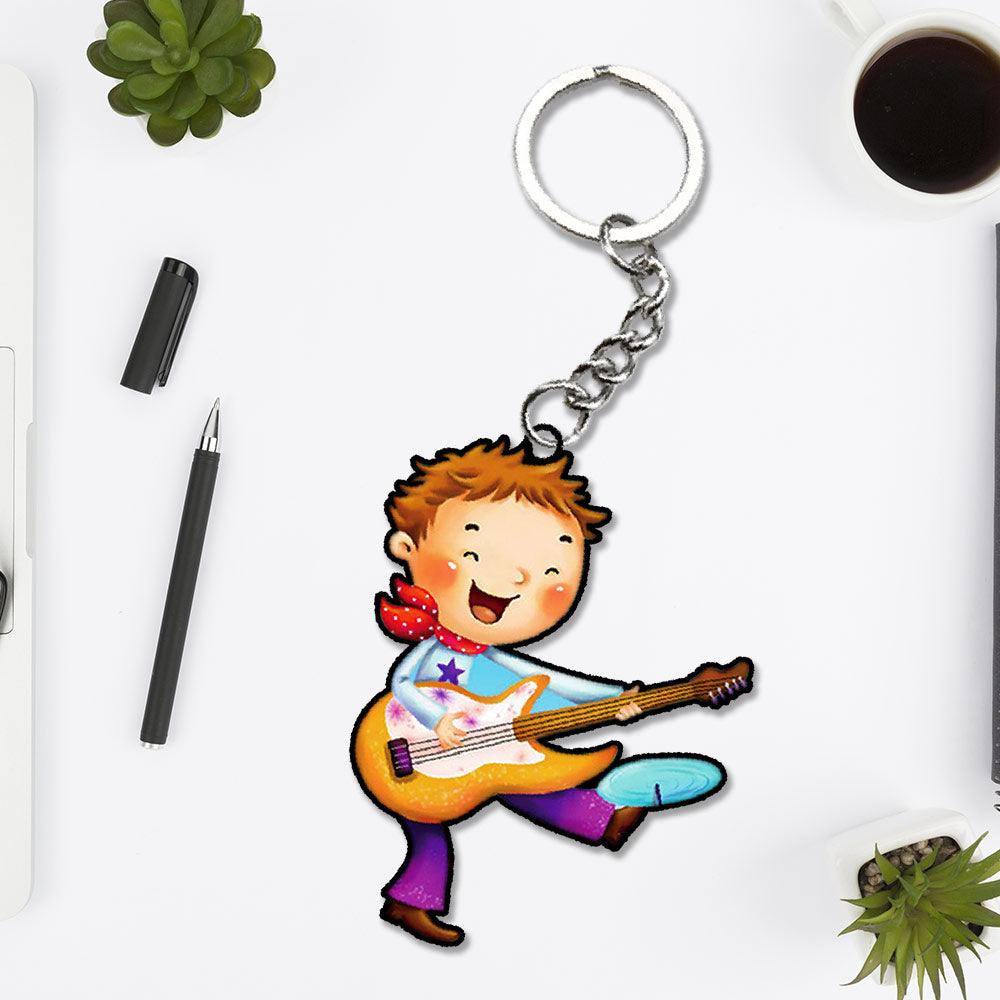 Musician Keychain | Love Craft Gifts