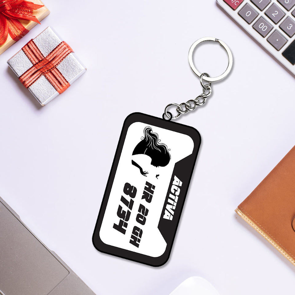 Number Plate Keychain | Love Craft Gifts