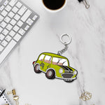 Mr. Bean Keychain Or Keyrings With Name | Love Craft Gifts