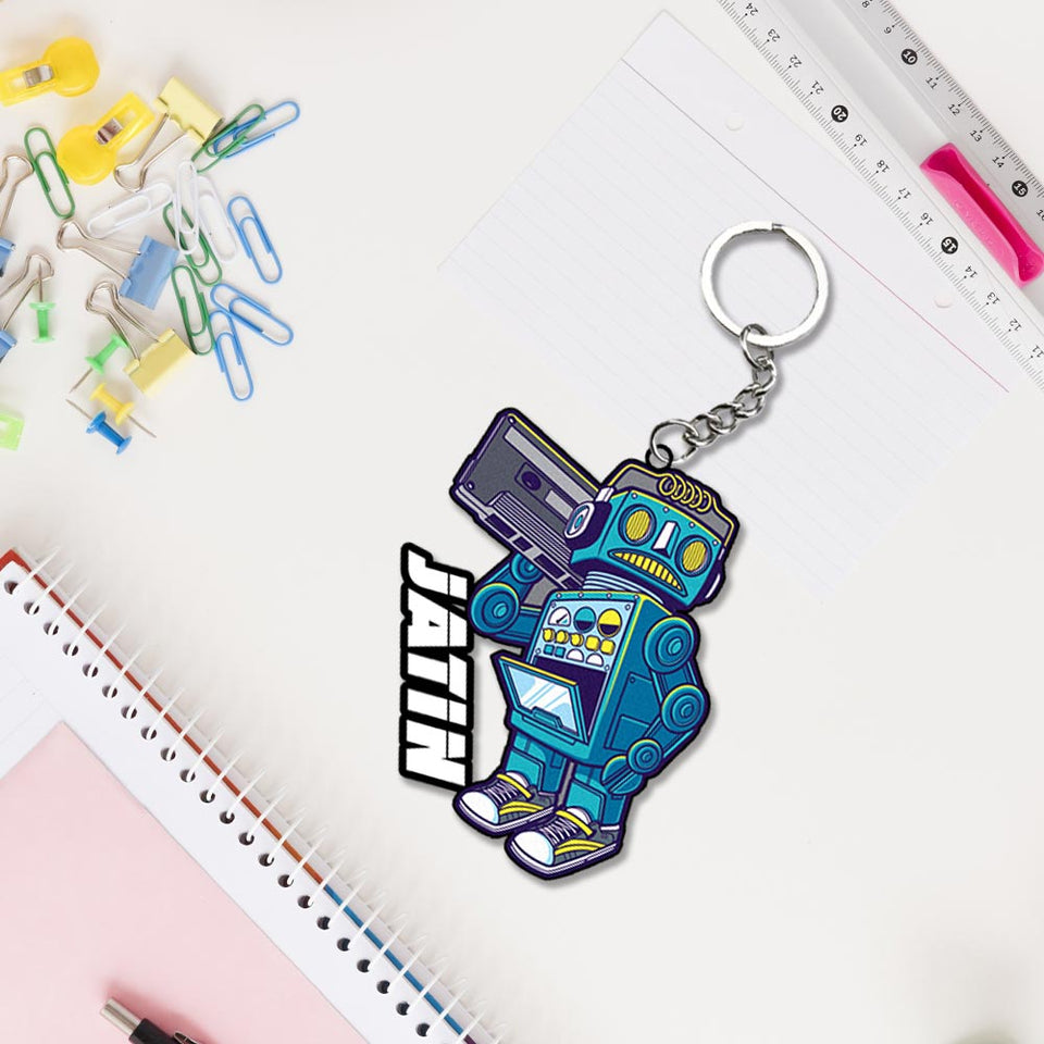 Musician Keychain With Name: Musician Keyrings | Love Craft Gifts