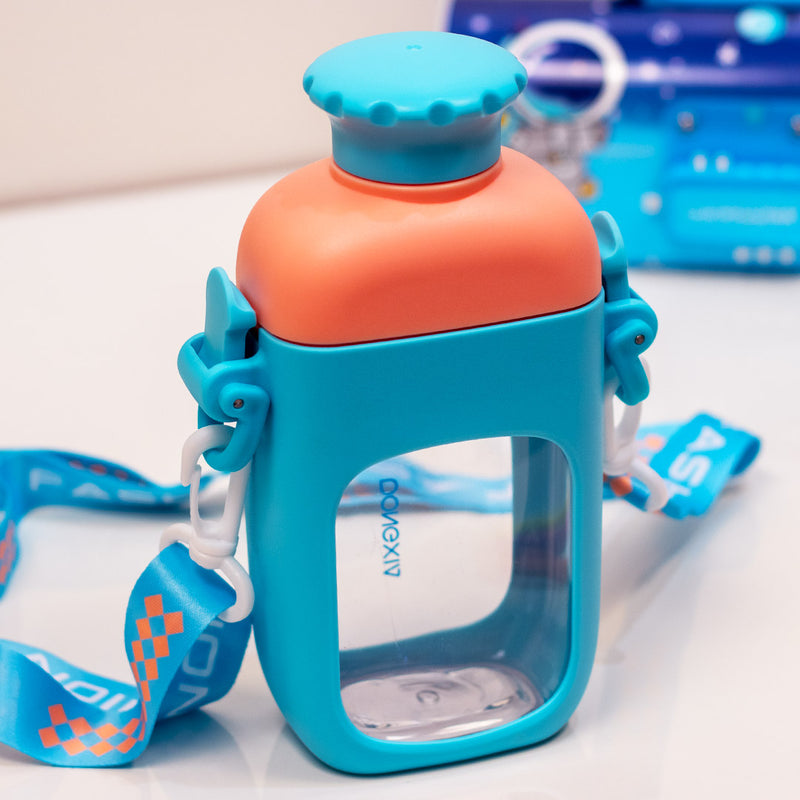 Cute Wink Face Kids Water Bottle