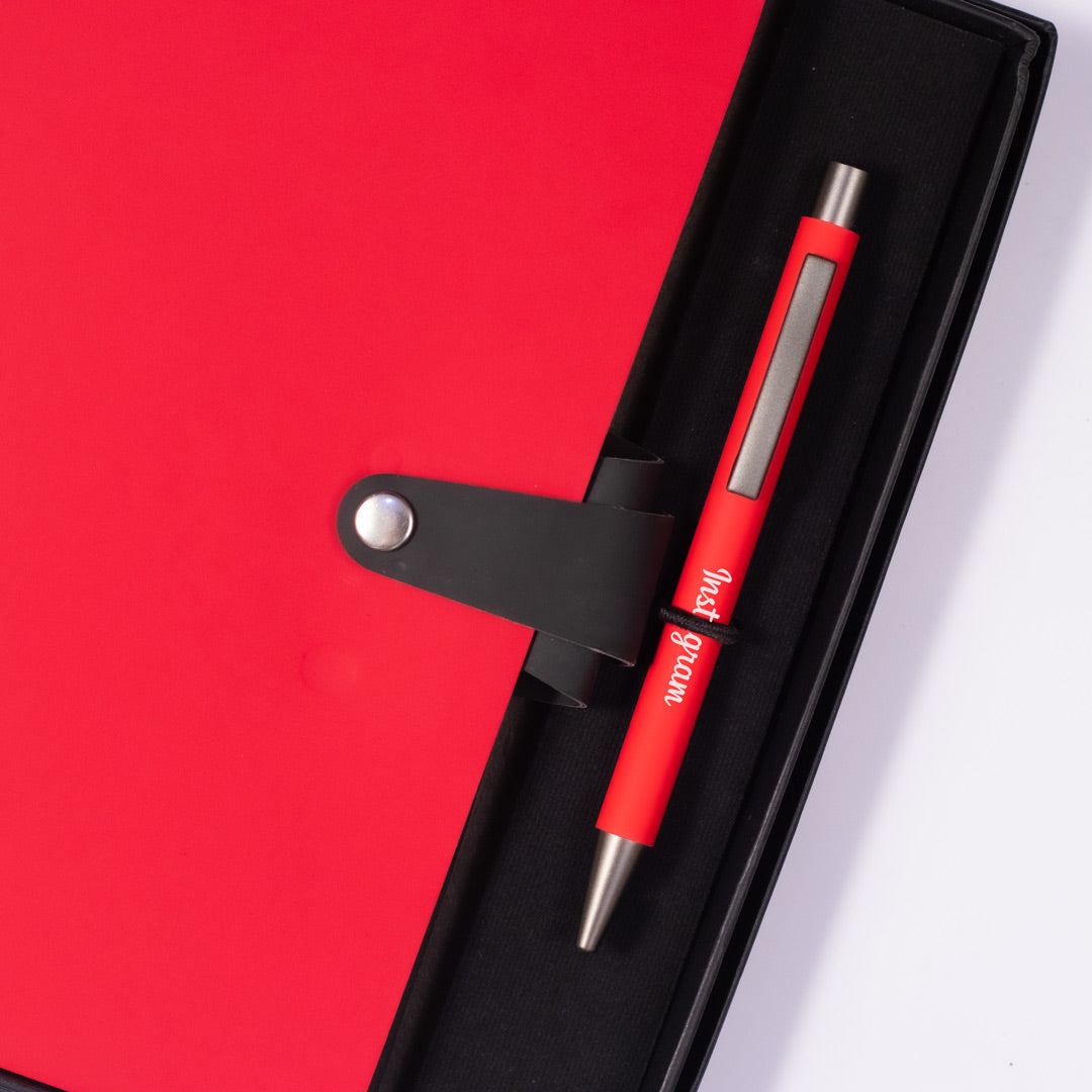 Diwali Corporate Gift - Customizable 2-Piece Diary and Pen Combo