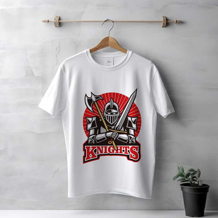 Men's White Knights T-Shirt | Love Craft Gifts