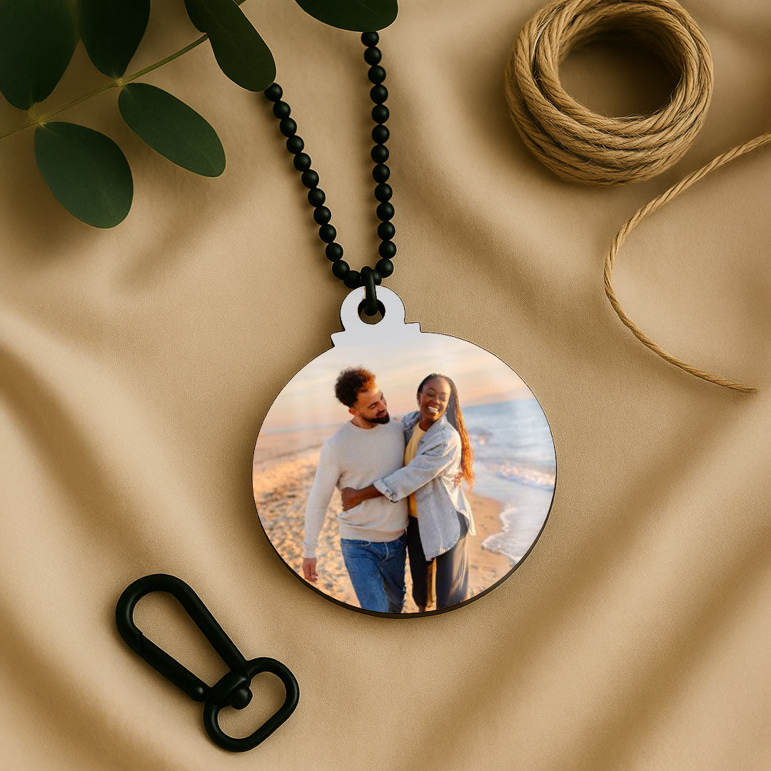 Custom Photo Car Hanger – Round Acrylic| Love Craft Gifts
