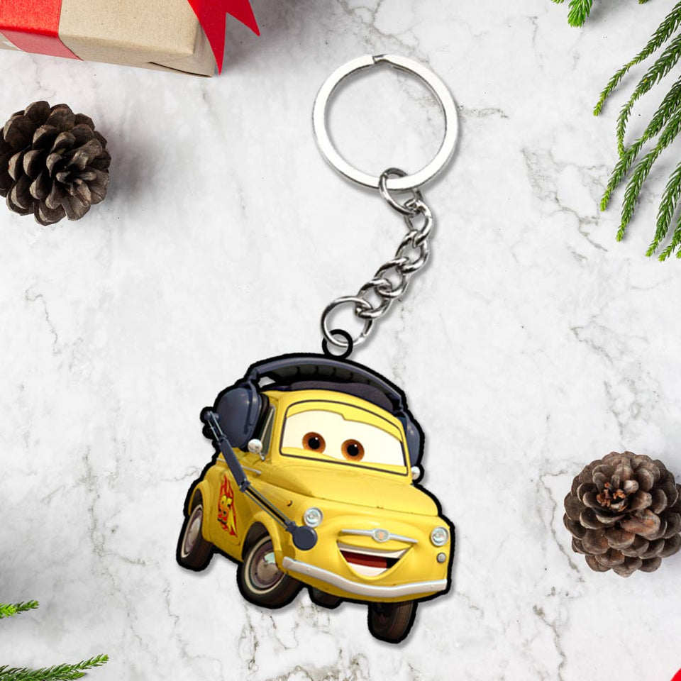 Lightning McQueen Cars Charcaters Keychain | Love Craft Gifts