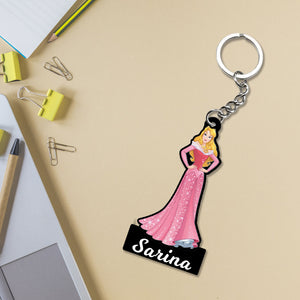 Barbie Keychain With Name | Love Craft Gifts