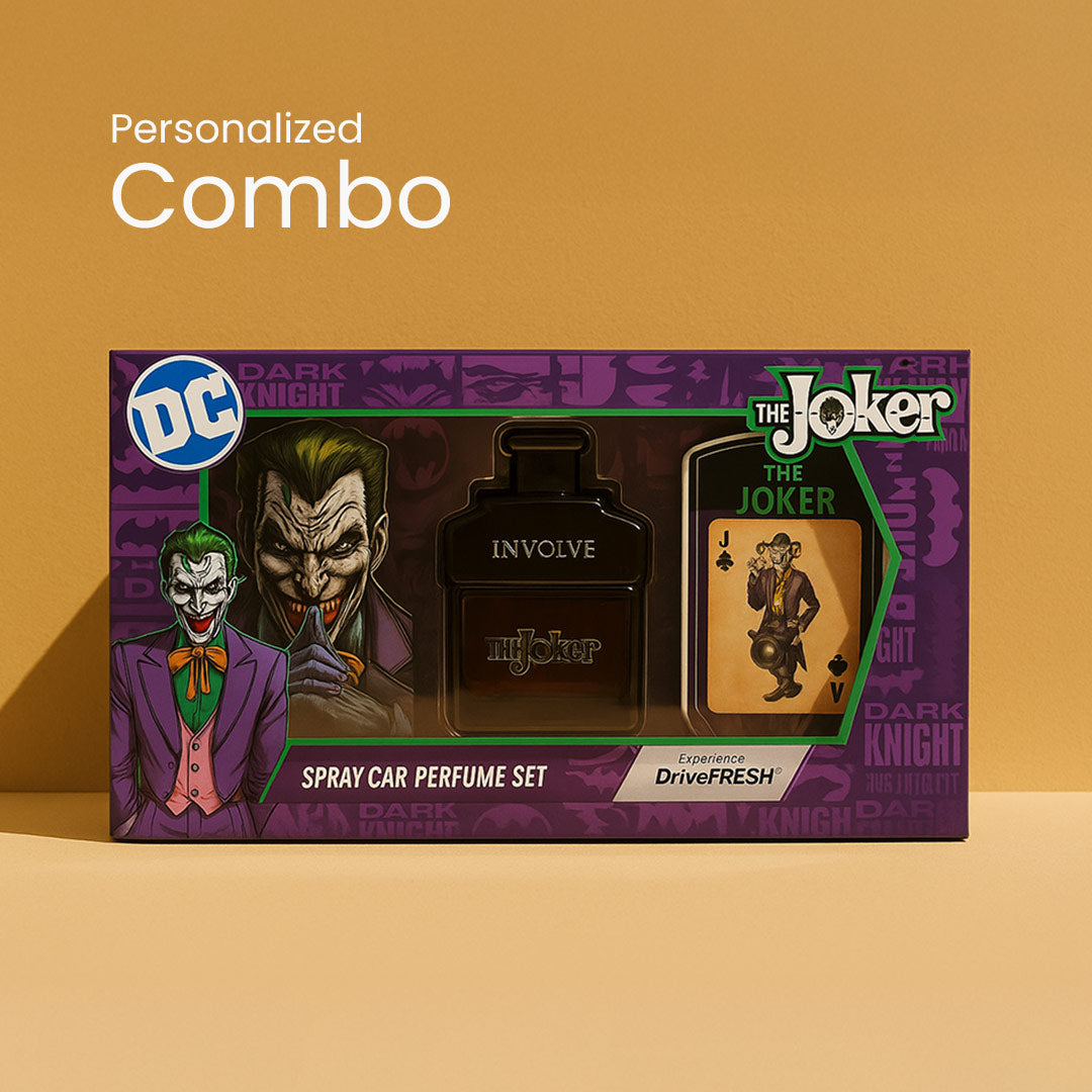 DC Joker Car Perfume Gift Combo Set