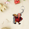 Cartoon Keychain With Name: Cartoon Keyring | Love Craft Gifts